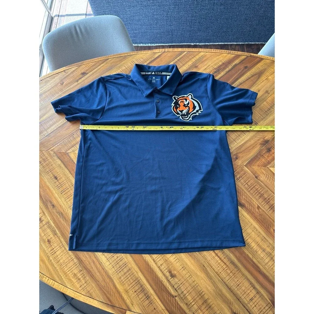 Adidas Detroit Tigers MLB Performance Polo Shirt Men’s XL Navy Blue Embroidered